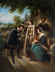 Königin Isabella und Kolumbus